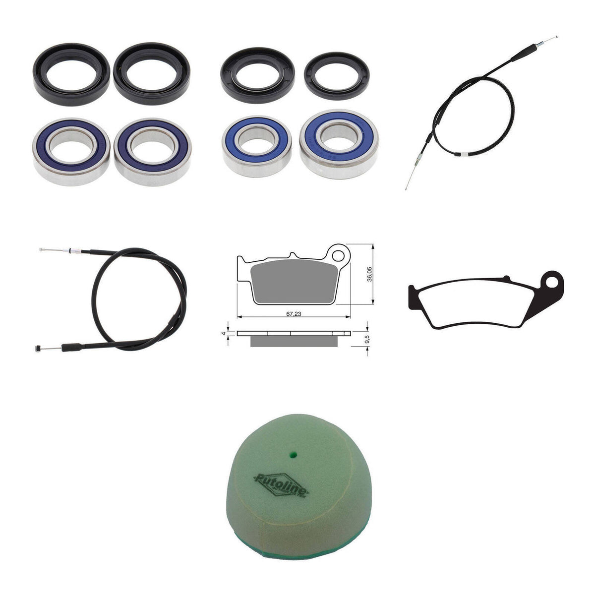 Offroad Refurb Kit - Yamaha YZ125 '07