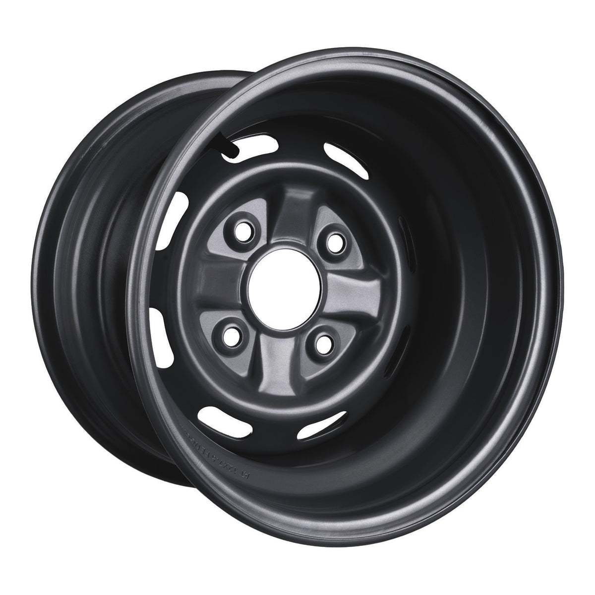 WMP ATV/UTV Steel Rim 12x7.5 Honda Rear 4/110 -21 - Black