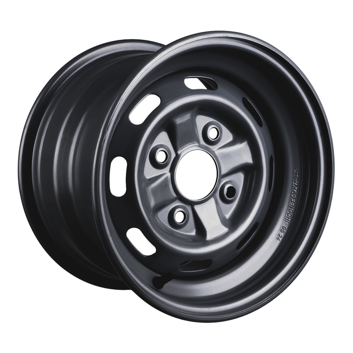 WMP ATV/UTV Steel Rim 12x7.5 Honda Rear IRS 4/110 +41 - Black