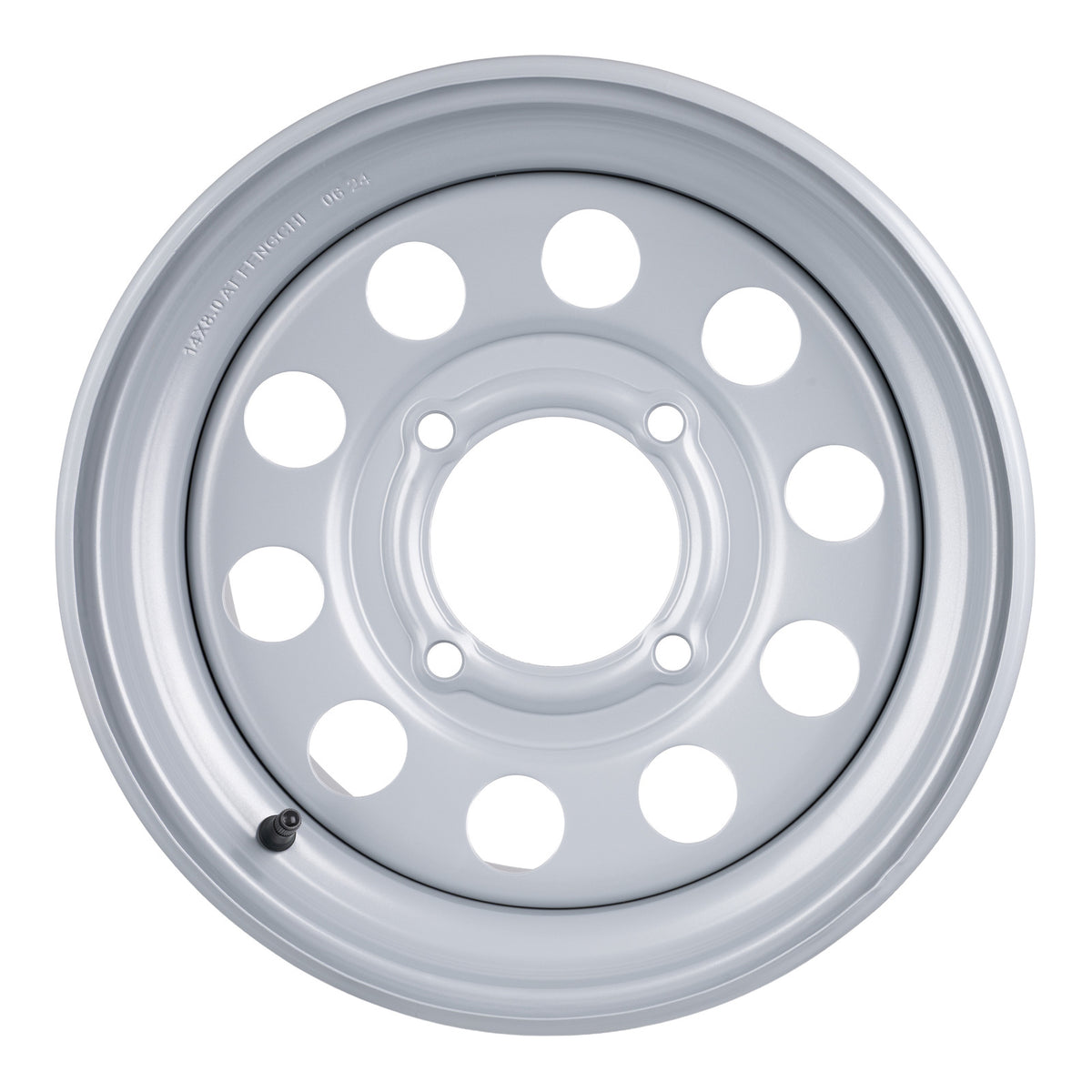 WMP ATV/UTV Steel Rim 14x8 Can-Am Rear 4/137 +32.7 - Silver