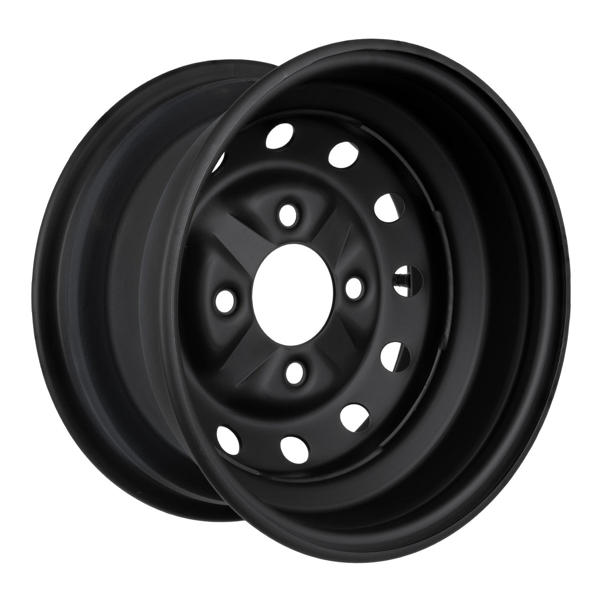 WMP ATV/UTV Steel Rim 12x6 CF-Moto Front 4/110 +15 - Black