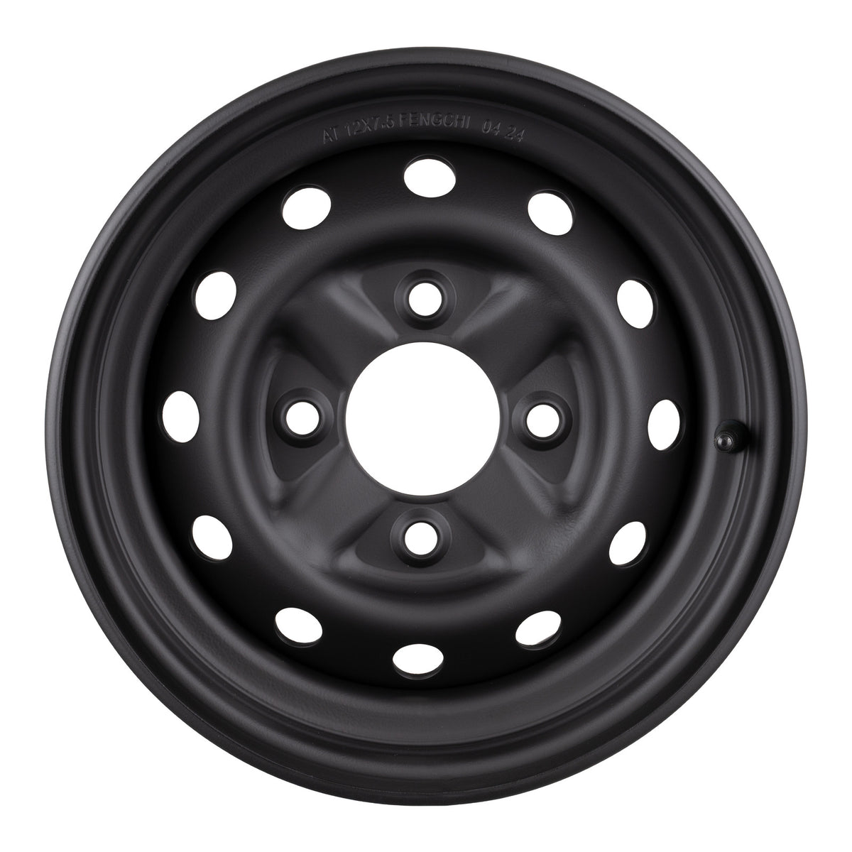 WMP ATV/UTV Steel Rim 12x7.5 CF-Moto Rear 4/110 +46.5 - Black