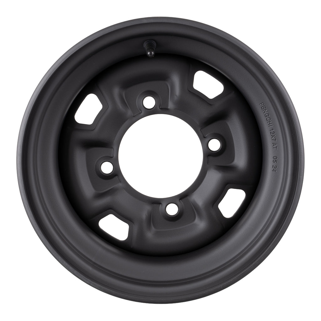 WMP ATV/UTV Steel Rim 12x7 Can-Am Front & Rear 4/137 +12.7 - Black