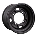 WMP ATV/UTV Steel Rim 12x7 Polaris Front & Rear 4/156 +12.7 - Black