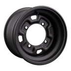 WMP ATV/UTV Steel Rim 12x7 Polaris Front & Rear 4/156 +12.7 - Black