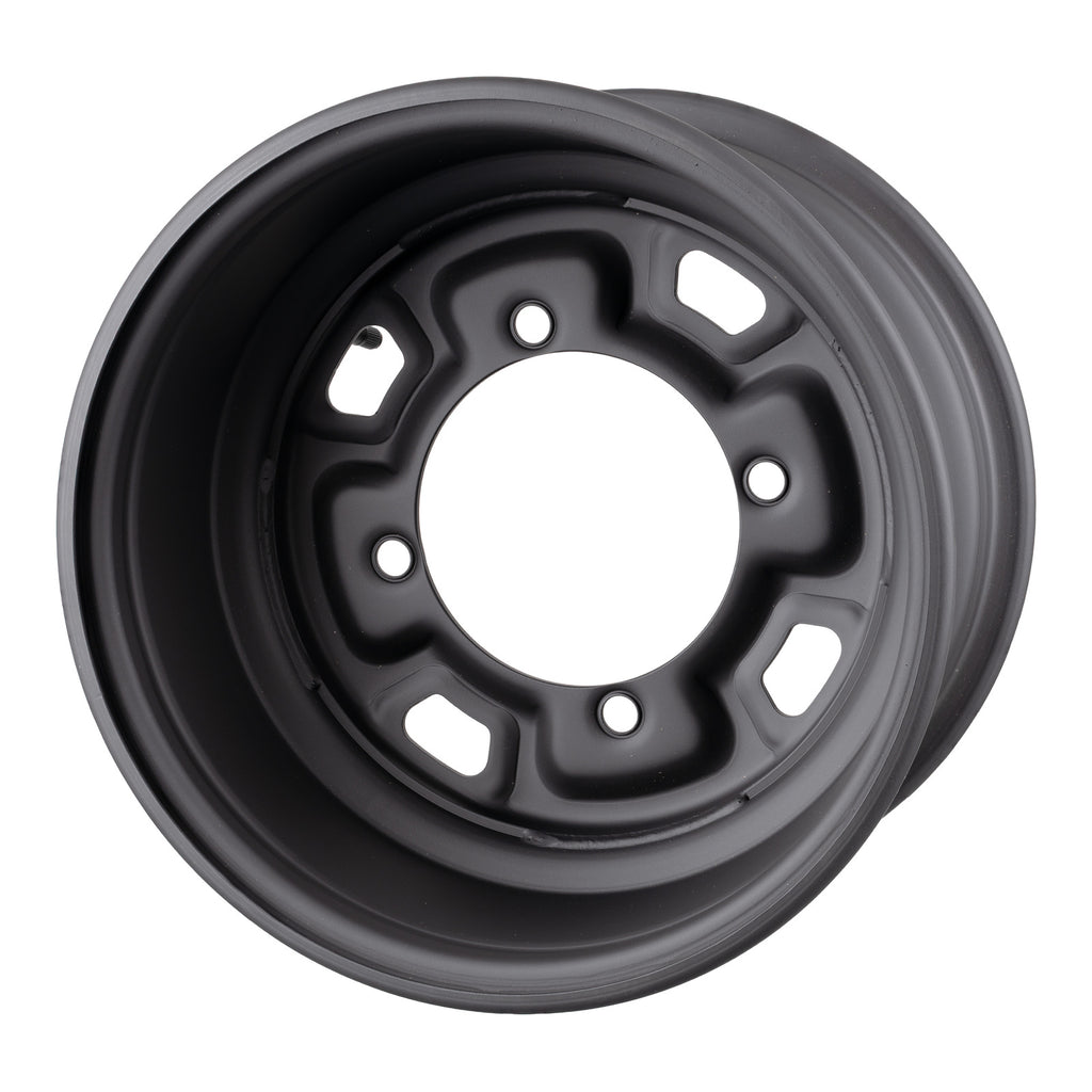 WMP ATV/UTV Steel Rim 12x7 Polaris Front & Rear 4/156 +12.7 - Black