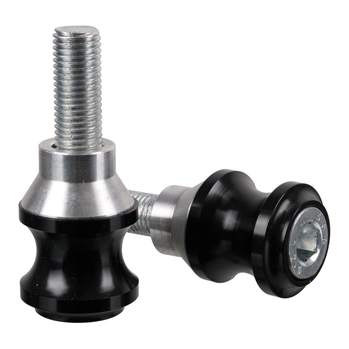 WMP Swingarm Bobbins - Black - 10mm x 1.25mm