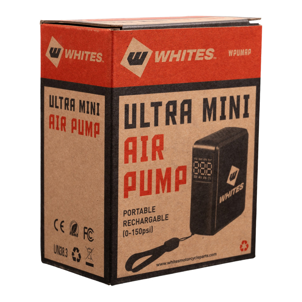WMP Ultra Mini Air Pump - Portable Rechargable Tyre Pump (0-150psi)