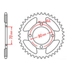 XAM Sprocket Kit Honda CT110X 15/45