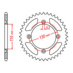 XAM Sprocket Kit Honda CR80 / 85 BW 15/55