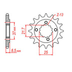XAM Sprocket Kit Kawasaki KLX250S '09-'11 X-Ring 14/42