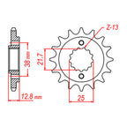 XAM Sprocket Kit Kawasaki KLR650 '22-'24 X-Ring - Gold 15/43