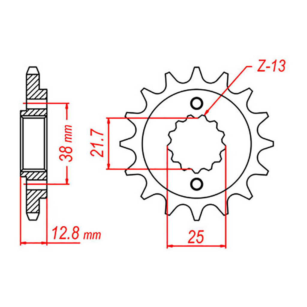 XAM Sprocket Kit Kawasaki KLR650 '22-'24 X-Ring 15/43