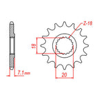 XAM Sprocket Kit Suzuki RM125/RMZ250 '07-'09 X-Ring Gold 12/48
