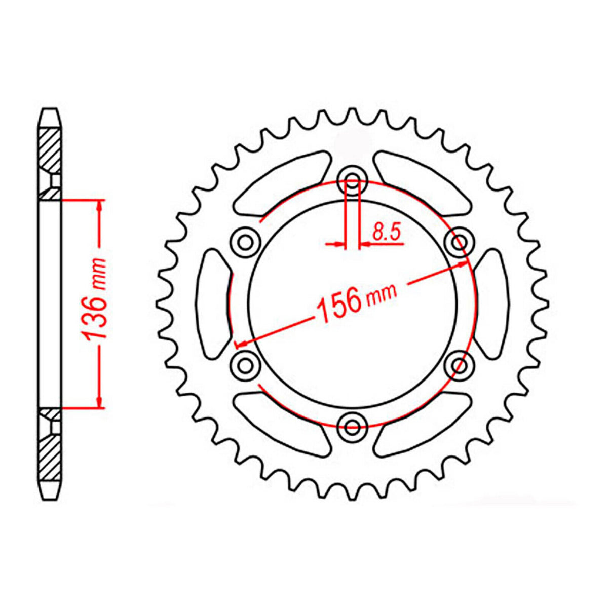 XAM Sprocket Kit Sherco 250/300SH2 X-Ring Gold 14/49