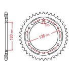 XAM Sprocket Kit Honda CBR300R '14-'16 X-Ring Gold 14/36