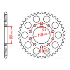 XAM Sprocket Kit Honda VFR750F (RC24) '86-'87 X-Ring Gold 16/45