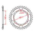 XAM Sprocket Kit Kawasaki ZZR1100 '93-'97 X-Ring 17/45