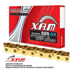 XAM Sprocket Kit Suzuki SV650-S '99-'09 X-Ring Gold 15/44