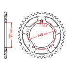 XAM Sprocket Kit Suzuki DL1000 V-Strom '06-'12 - 525AX 17/41