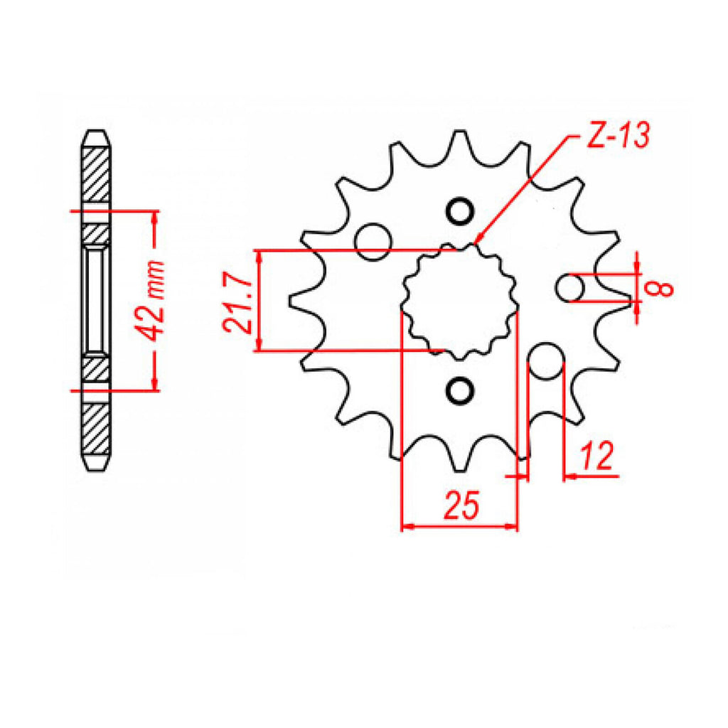 XAM Sprocket Kit Suzuki GSF1250S '07-'15 X-Ring 18/43
