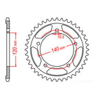XAM Sprocket Kit Triumph Tiger Sport 1050 '07-'14 X-Ring 18/44