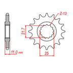 XAM Sprocket Kit Yamaha FZ6/R '06-'09 X-Ring 16/46