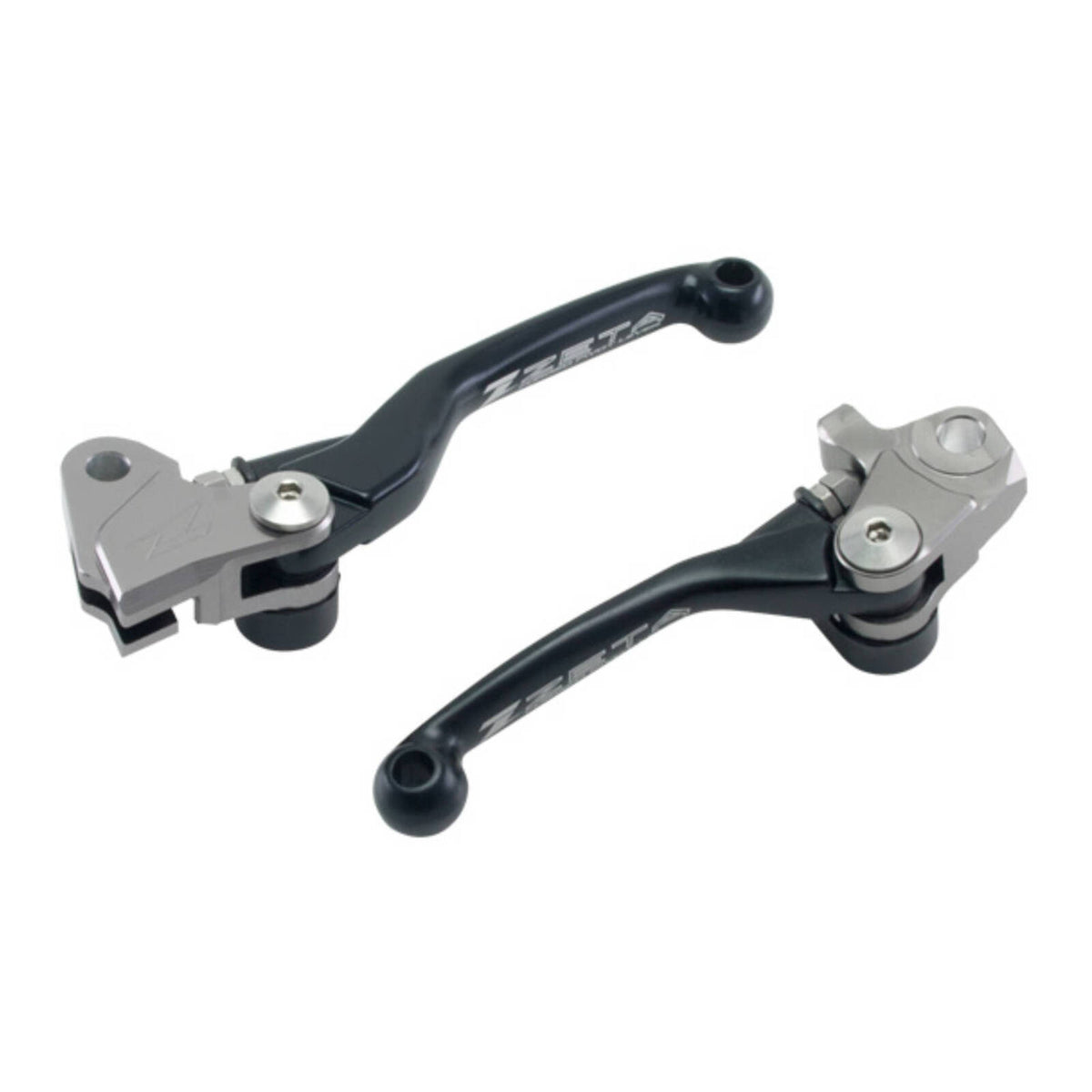 Zeta Pivot Lever Set FP - Kawasaki KX250F - Black