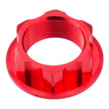 Zeta Steering Stem Nut - Kawasaki/Honda KX/CRF - Red