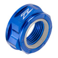 Zeta Axle Nut M20 x 30 P1.5 H13L - Blue